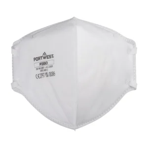 P350 Plat gevouwen stofmasker zonder ventiel aanzicht 1