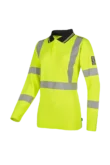 Augustine Dames high-vis poloshirt, lange mouwen, ARC bescherming aanzicht 2