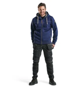 49332514 Hooded sweatshirt met rits sherpa-gevoerd aanzicht 2