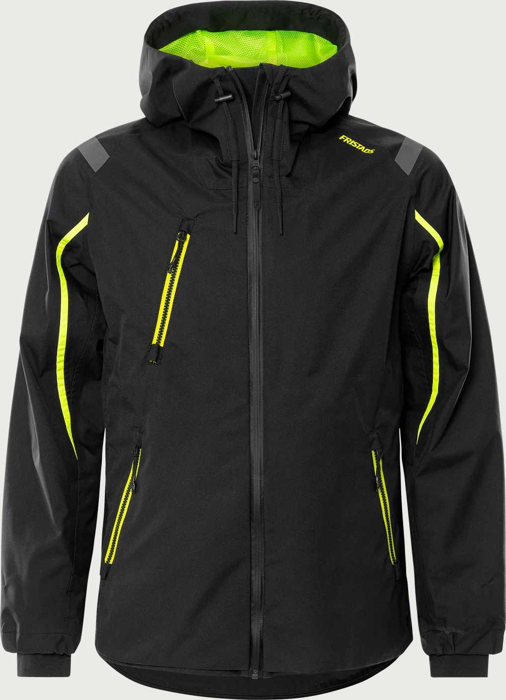 Fristads GORE-TEX shelljack 4864 GXP Zwart/geel
