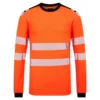 FR736 PW3 Modaflame gebreid FR T-shirt met lange mouwen aanzicht 1