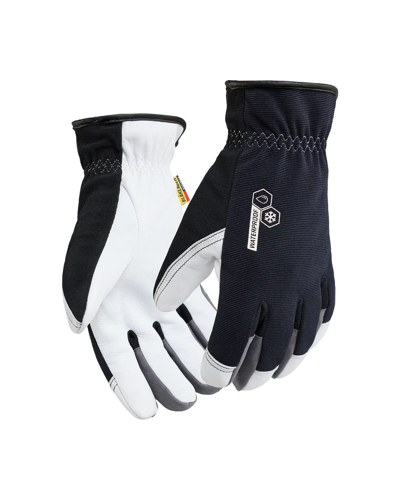 Blåkläder 28111474 Werkhandschoenen gevoerd waterdicht Donkerblauw / Wit