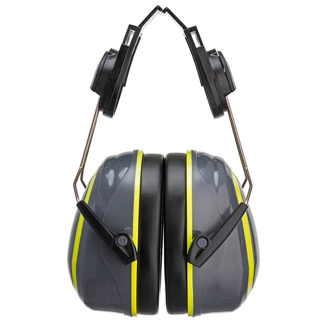 PORTWEST PW76 HV Extreme Ear Defenders Medium Clip-On Grijs/ Geel