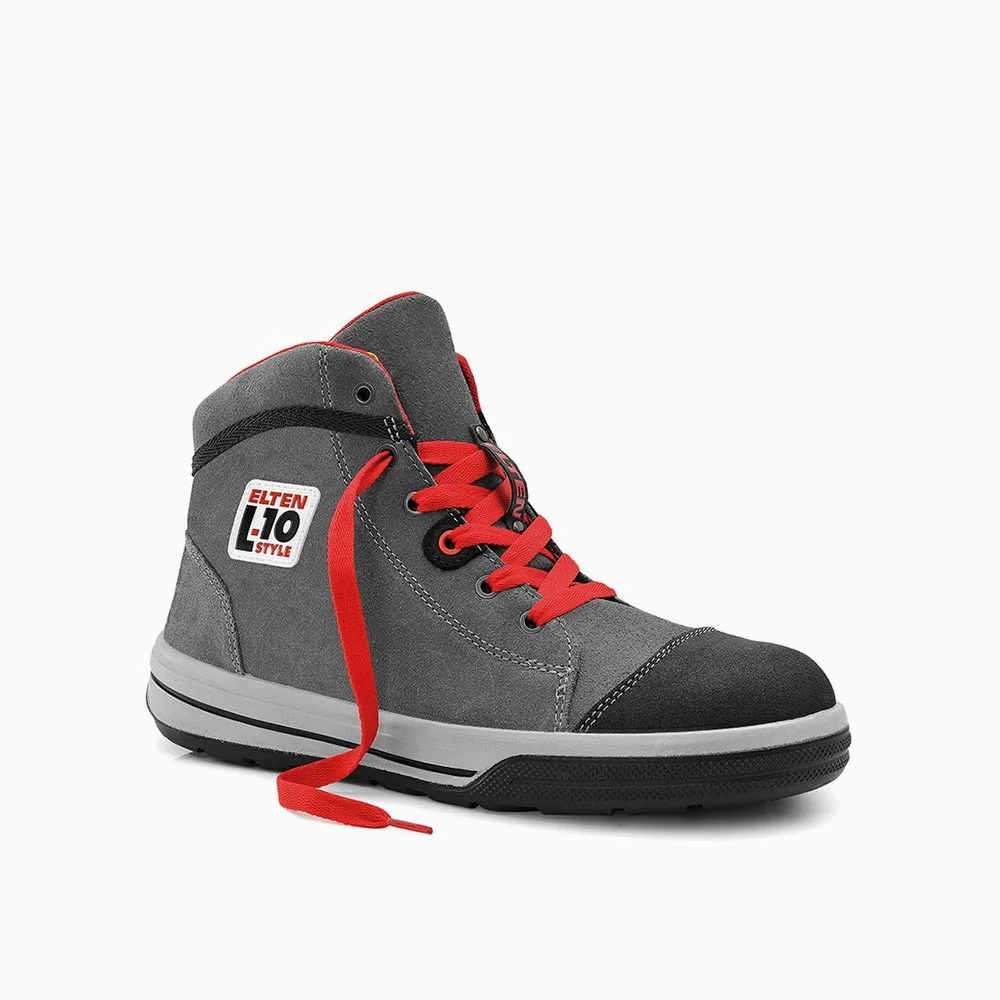 ELTEN veiligheidsschoen halfhoog VINTAGE Pirate Mid ESD S3 Zwart/Grijs