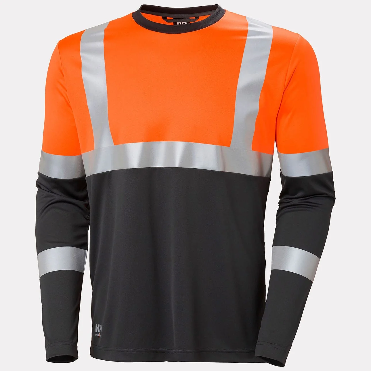 Addvis reflecterende longsleeve 79255 Oranje/Ebony