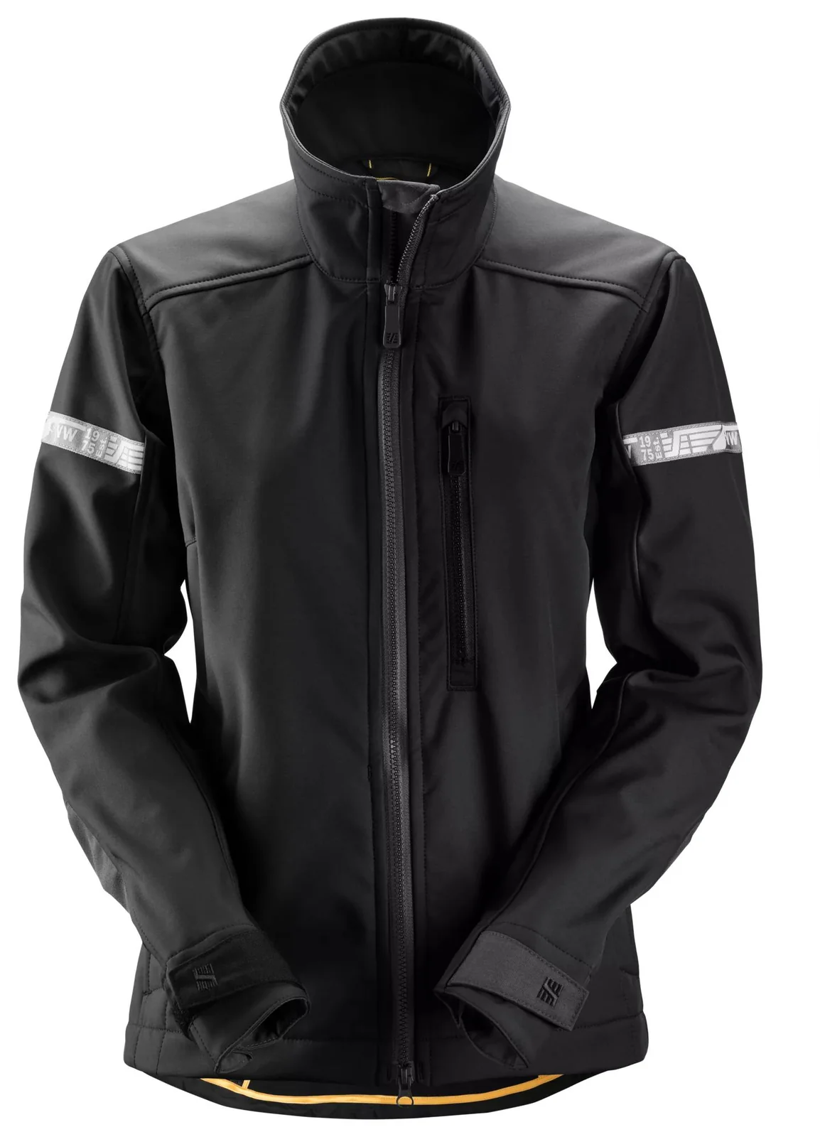 1207 Softshell Dameswerkjas Zwart/Zwart