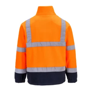 F301 Hi-Vis Twee Kleuren Fleece aanzicht 2