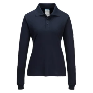 FR758 Modaflame Vlamvertragend Dames Poloshirt met lange mouw aanzicht 1
