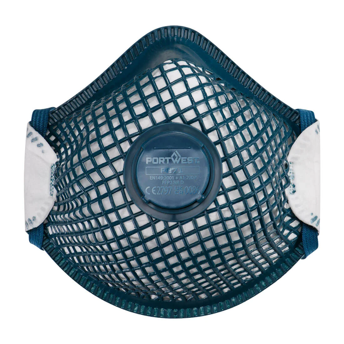 PORTWEST P271 ERGONET FFP2 Masker met ventiel Wit