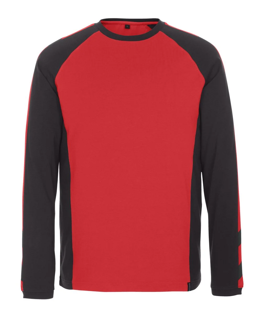 50568-959 Bielefeld T-shirt, met lange mouwen rood/zwart