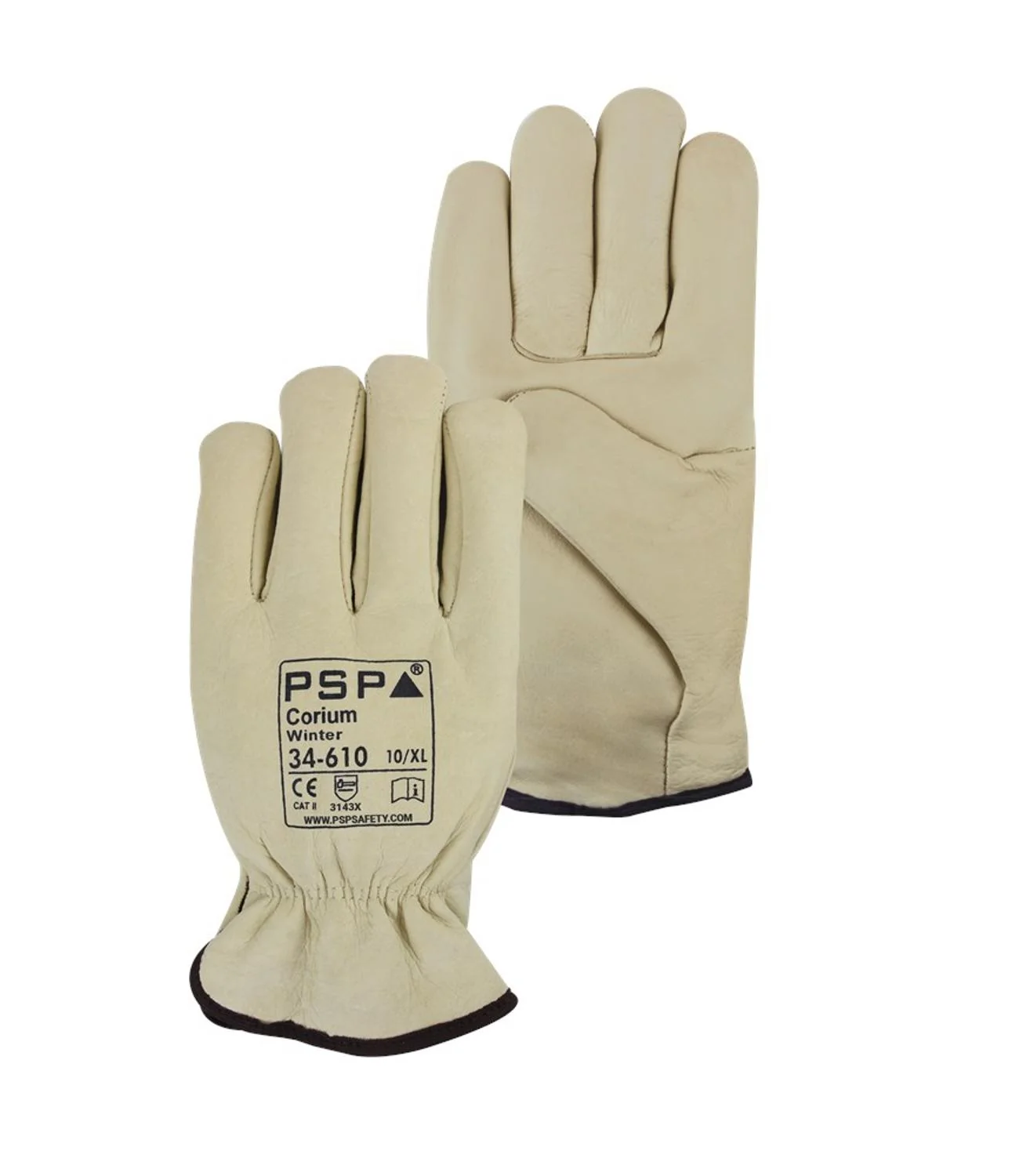34-610 Nerfleren Driver Winterhandschoen Beige