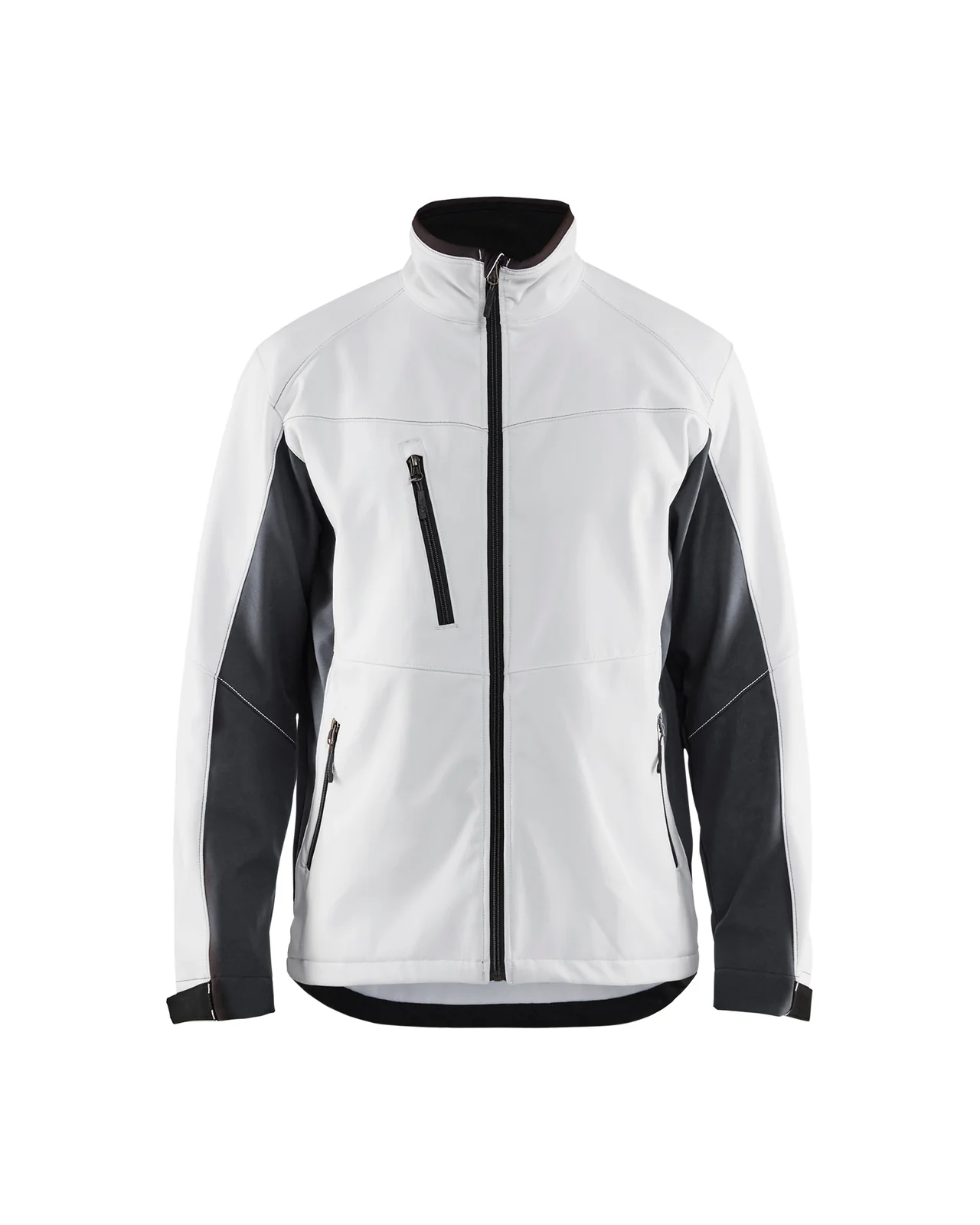 Blåkläder 49502516 Softshell Jack Wit / Donkergrijs
