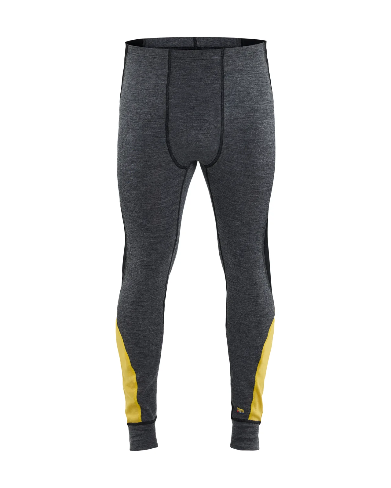 Blåkläder 18491732 Lange onderbroek WARM wol Medium grijs / Geel
