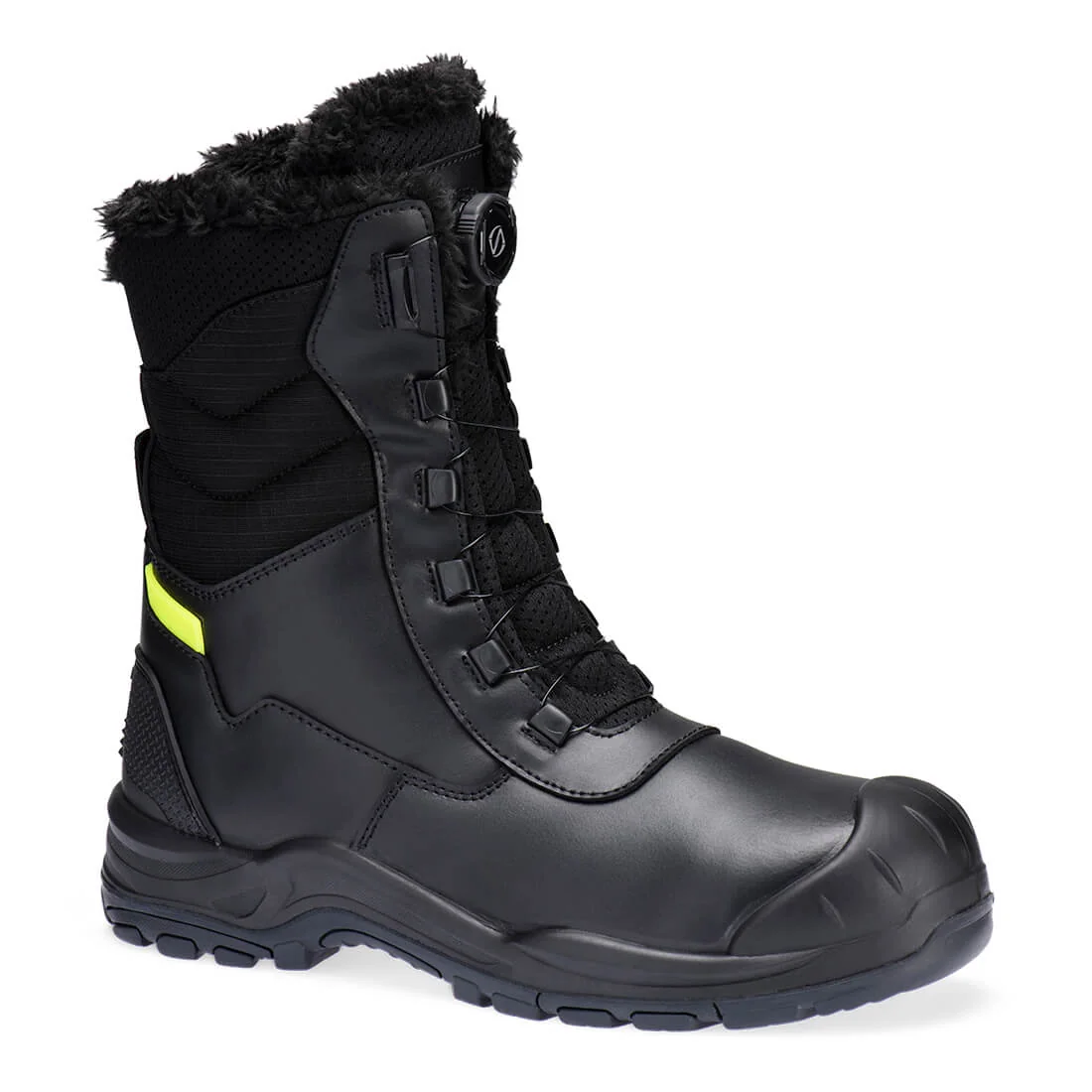 PORTWEST FD05 Stalen Lederen Winterlaars S3L SC HRO CI SR Zwart