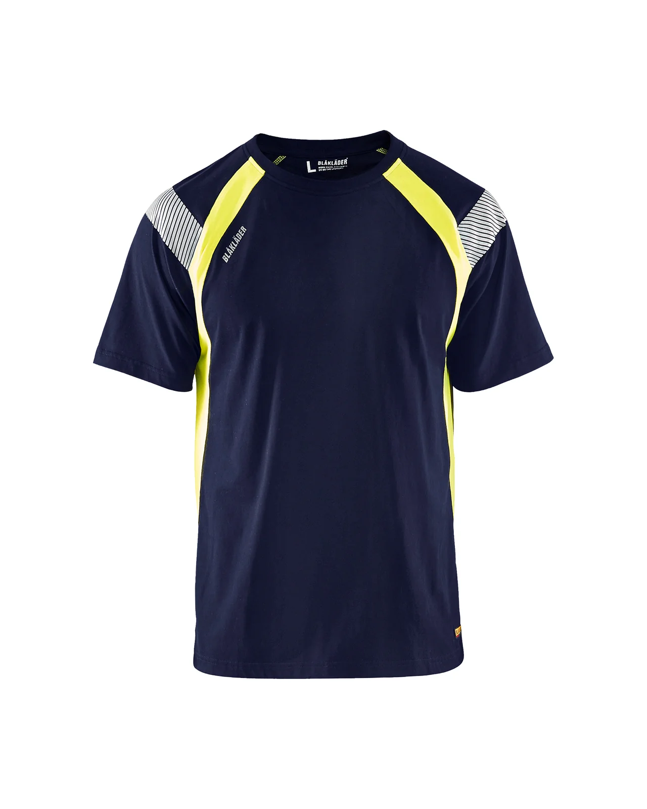 Blåkläder 33321030 T-shirt Visible Marine / High Vis Geel