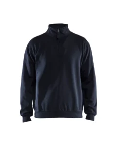 35871169 Sweatshirt met halve rits aanzicht 1