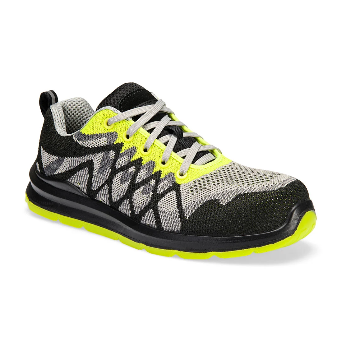 PORTWEST FC08 Compositelite Eco Veiligheidssportschoen S1P Zwart/Geel