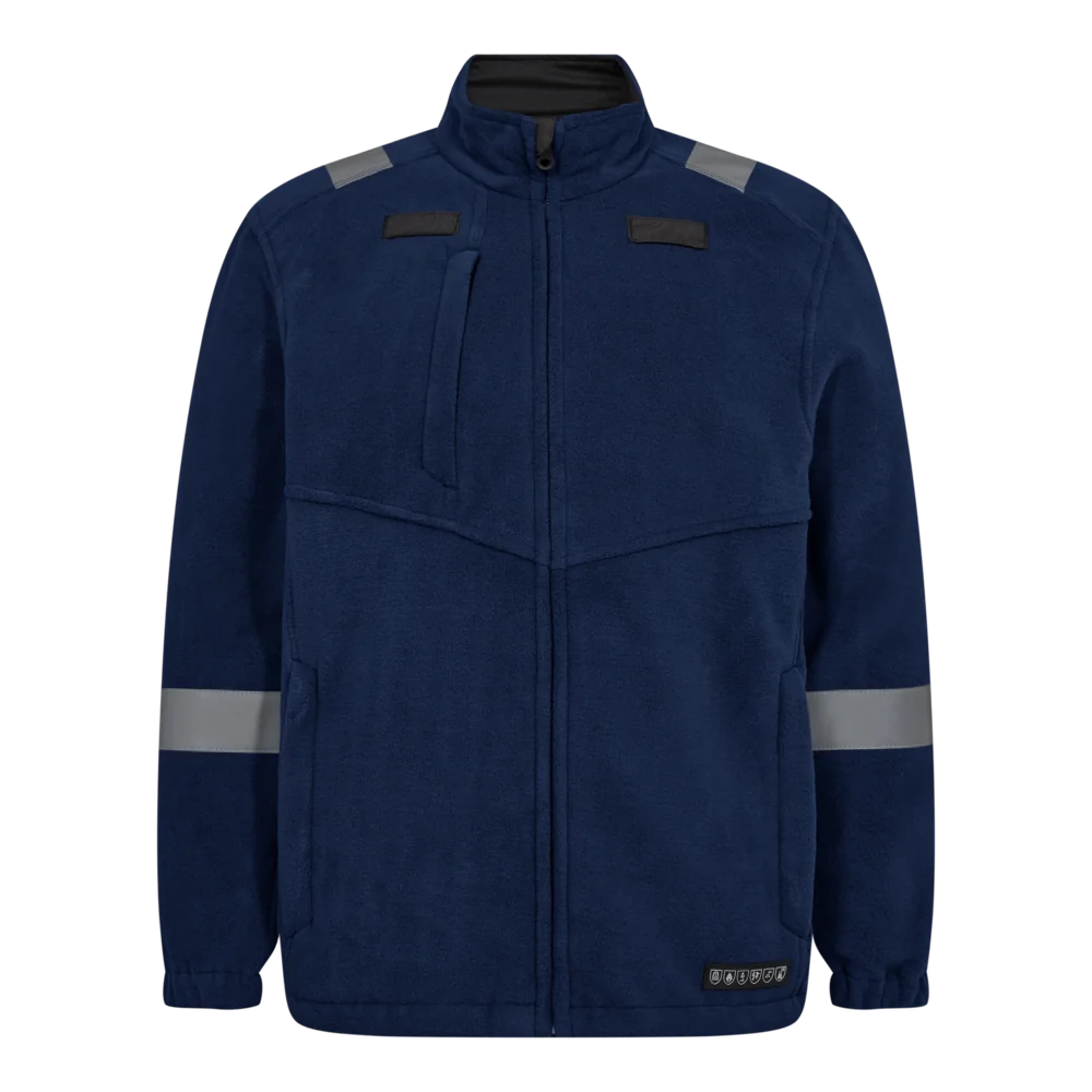 SAFETY+ fleece jack Blue Ink