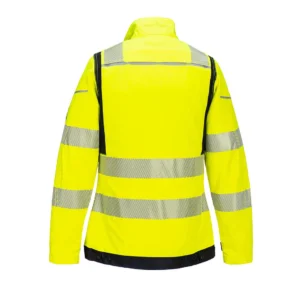 FR715 PW3 Vlamvertragende Modaflame Hi-Vis dames jack aanzicht 2