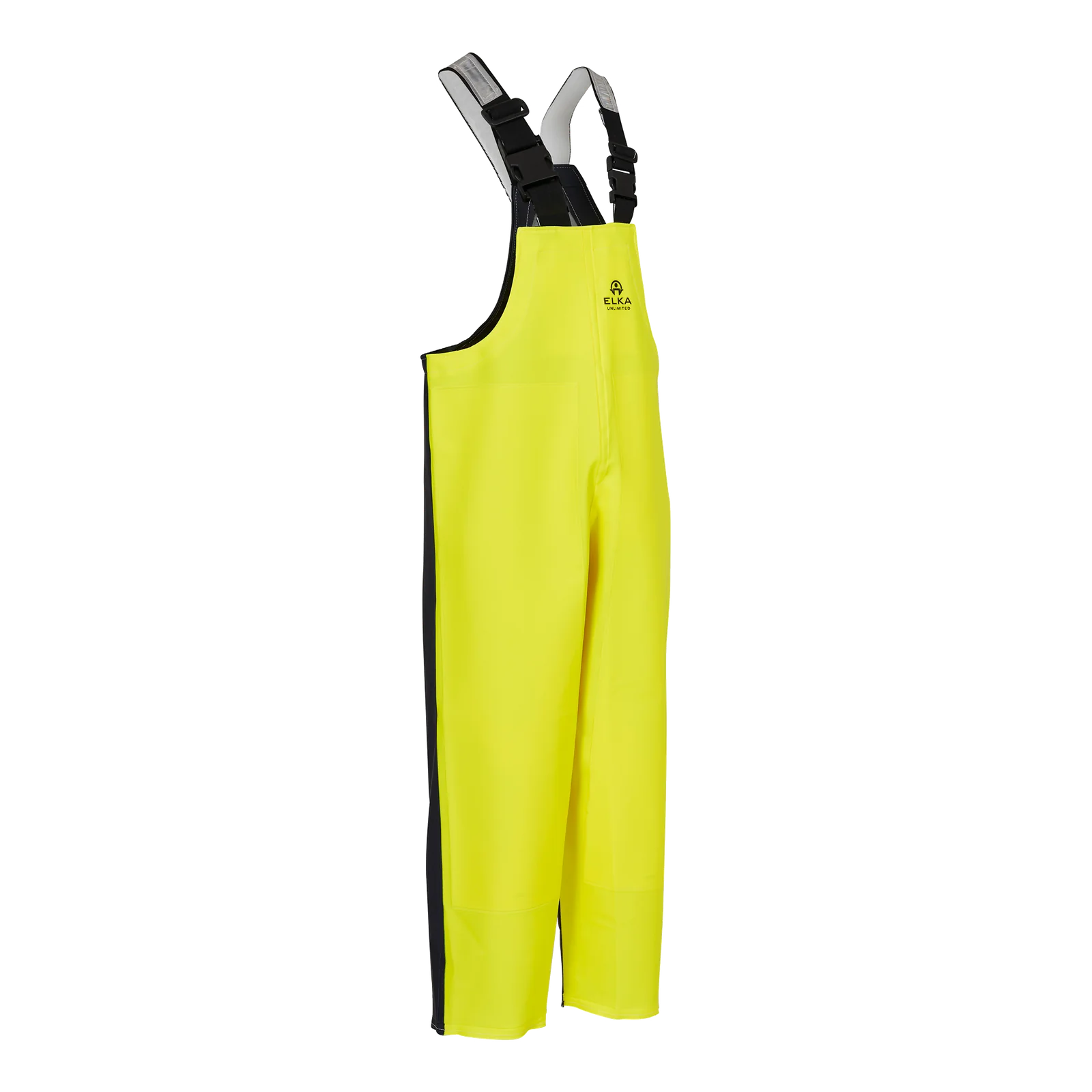 ELKA Rainwear 177304 Unlimited bretelbroek Fluorgeel/Marineblauw