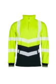 Corran High-vis sweatshirt, korte rits, ARC bescherming aanzicht 1