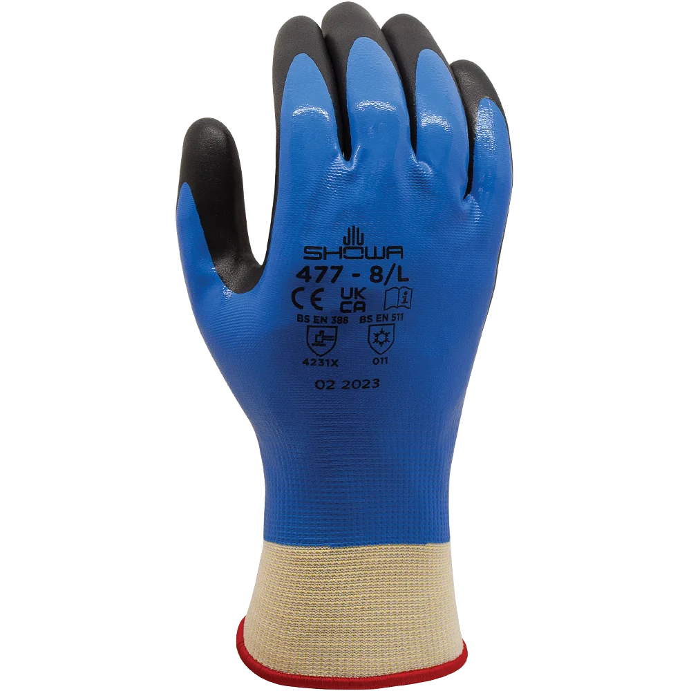 SHOWA 477 blauw/zwart