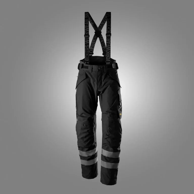 Snickers Workwear 6612 Zwart/Zwart aanzicht 2