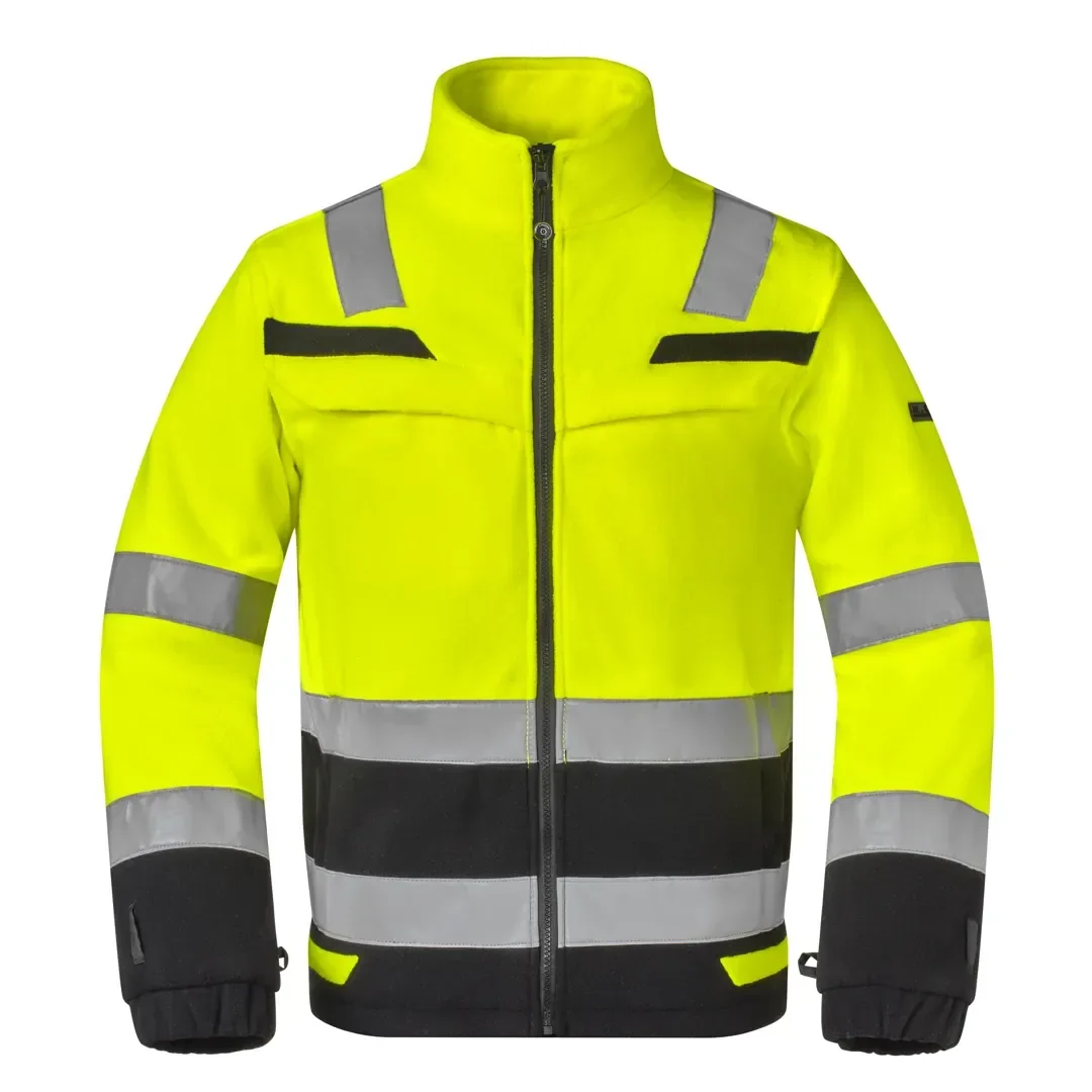 Hydrowear Fleece Torgau Fluor Geel - Zwart