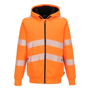 PW321 PW321 Hi-Vis Winter Hoodie met rits aanzicht 1