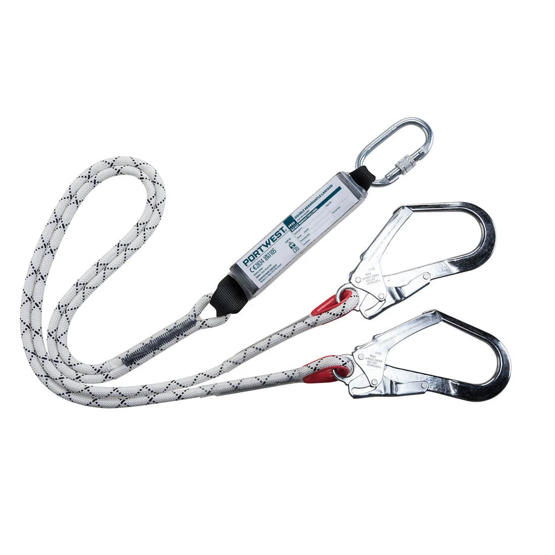 PORTWEST FP55 Dubbele kernmantel looplijn met schokabsorptie Wit