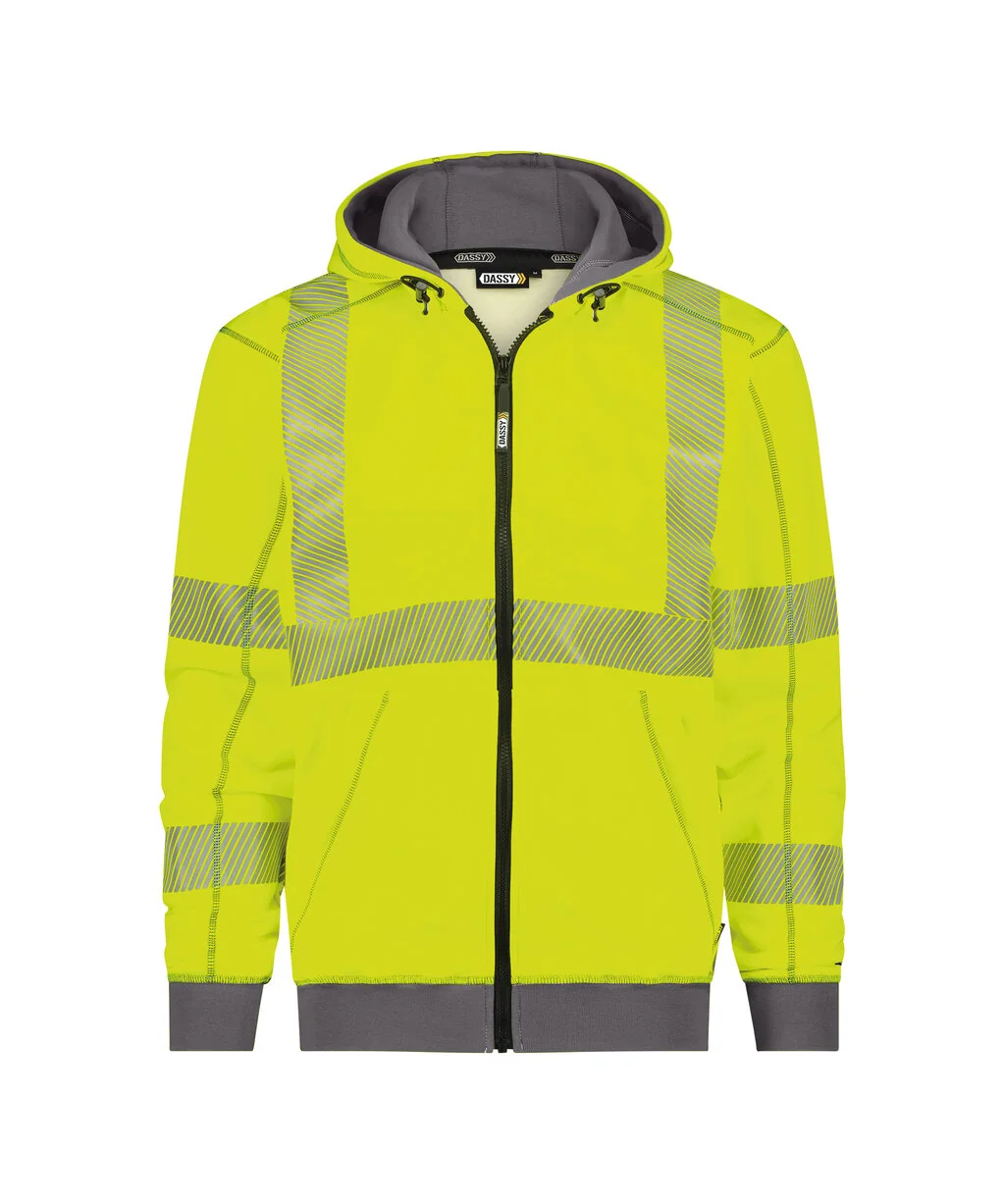 DASSY 300380 Fluogeel/Cementgrijs aanzicht 1