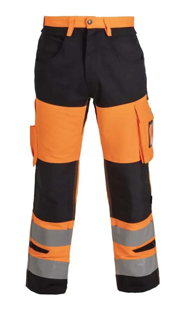 Hydrowear EN 20471 Broek Hertford Fluor Oranje - Zwart