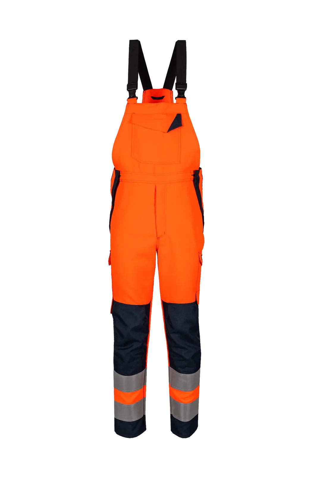 Sioen B-Stribor Bib & brace broek, ARC bescherming, high-vis Fluo-oranje/Marineblauw