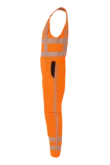 Amby ECO bodybroek, stretch zones, high-vis aanzicht 2