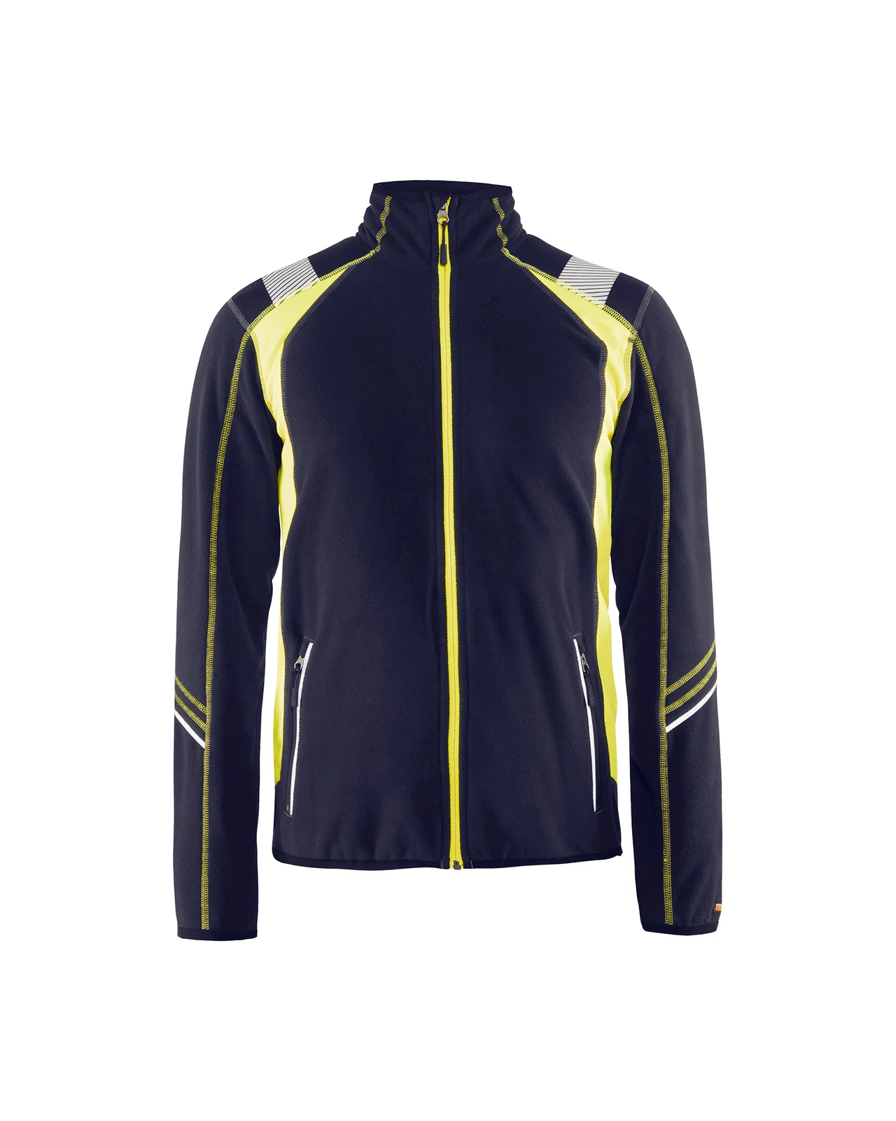 Blåkläder 49931010 Microfleecevest Visible Marine / High Vis Geel