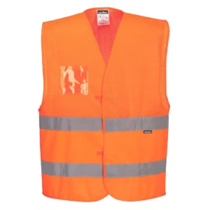 C494 Hi-Vis Half Meshvest aanzicht 1