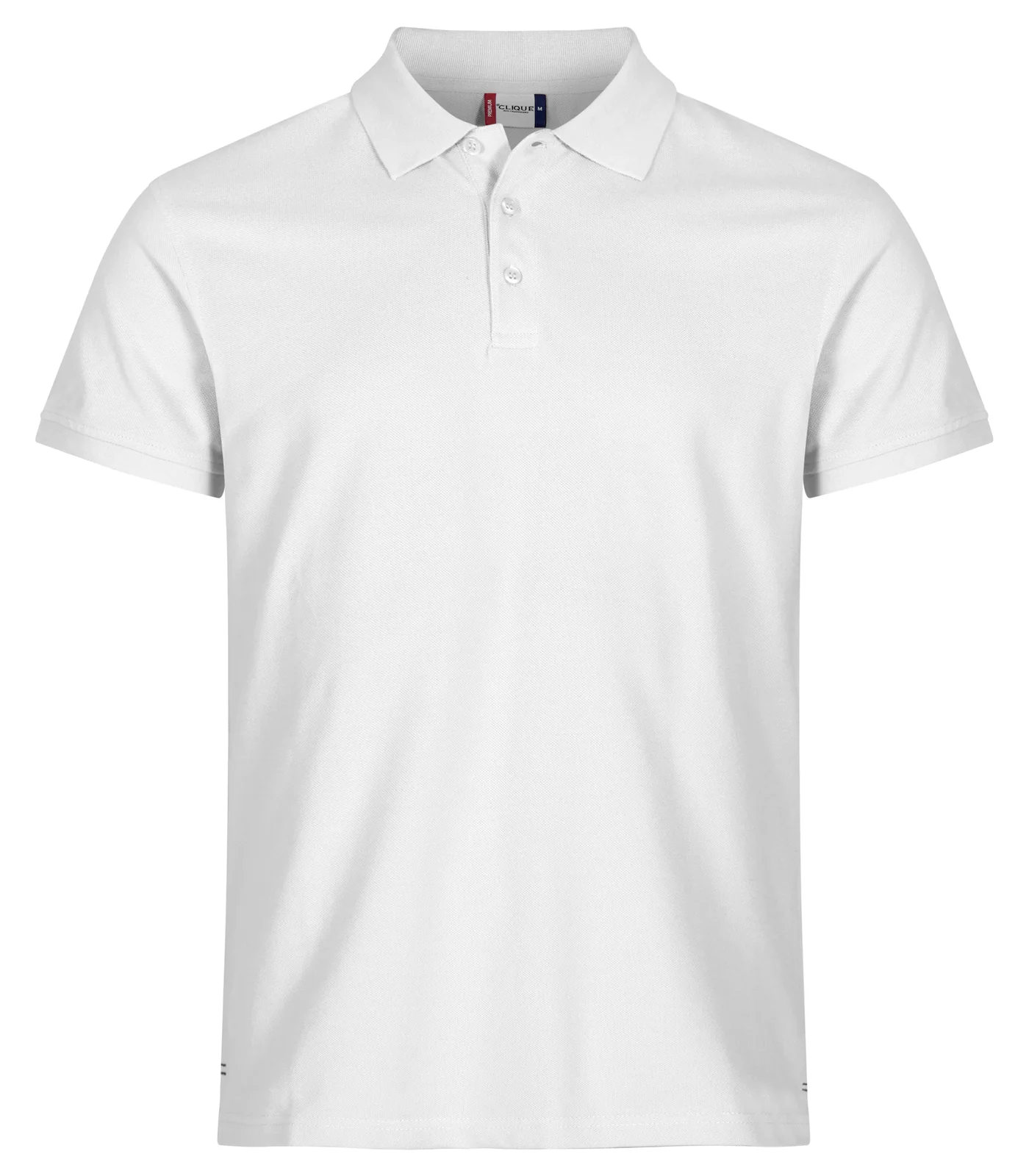 Clique Heavy Premium Poloshirt Wit