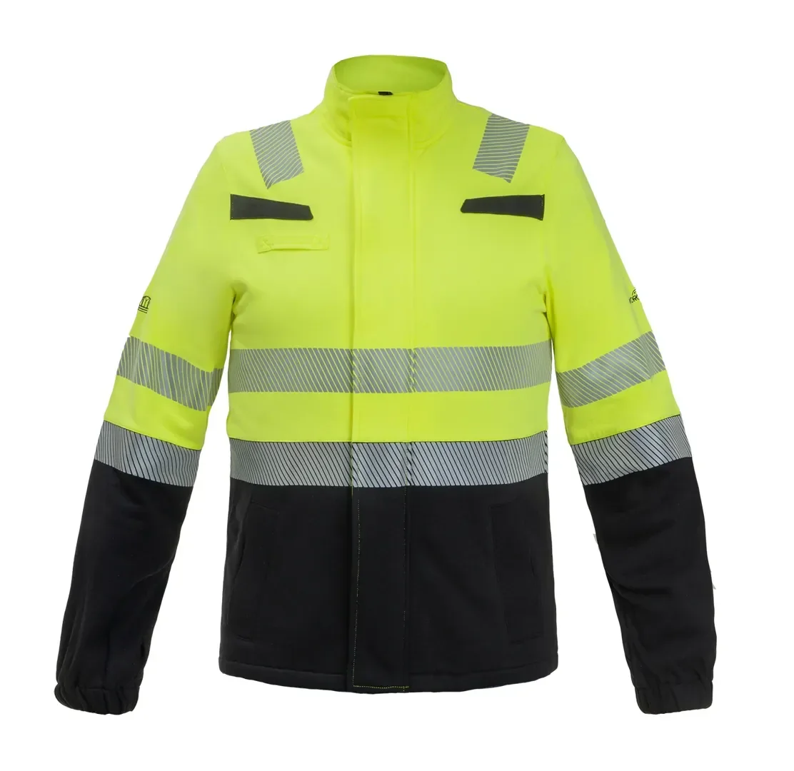 Hydrowear Fr Ast Fleece Macedonie Fluor Geel - Zwart