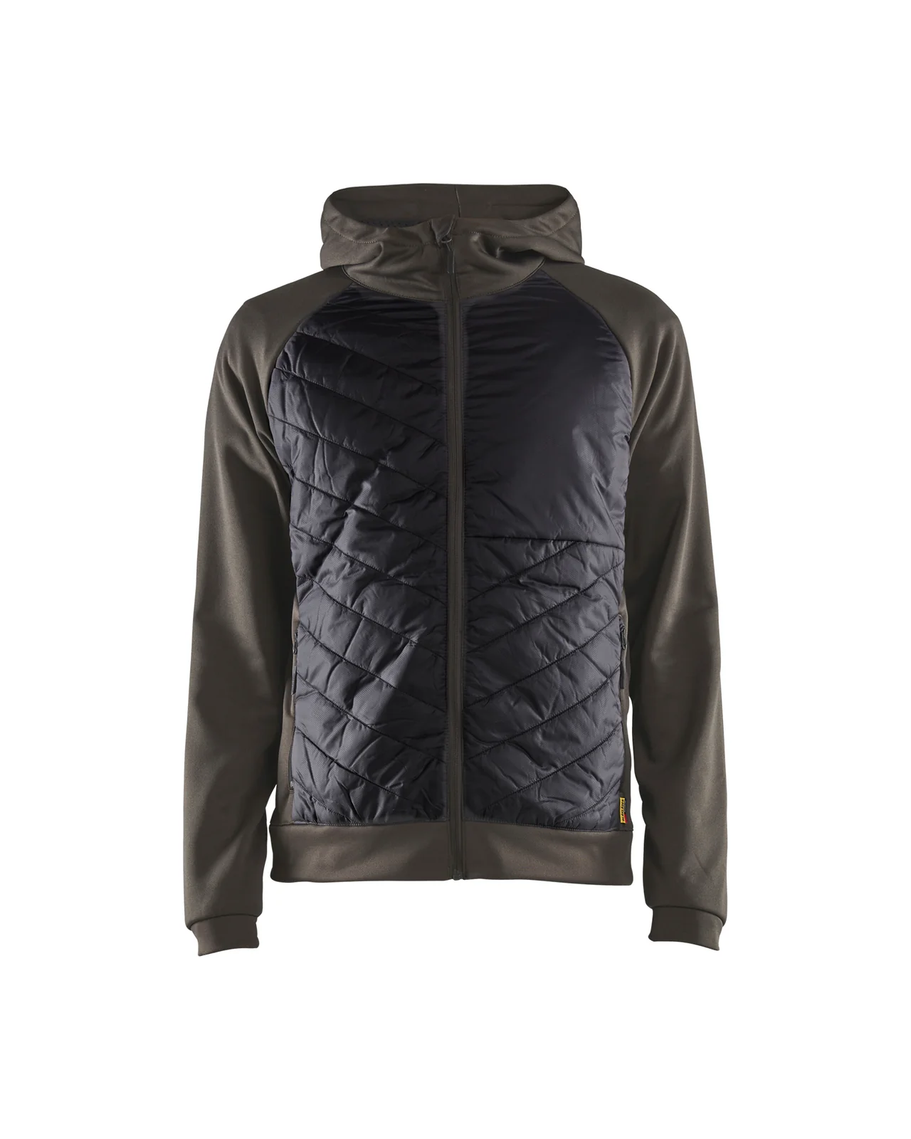 Blåkläder 34632526 Hooded Hybride sweatshirt met rits Groen / Zwart