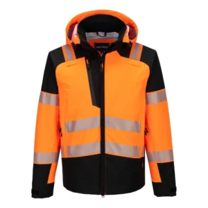 T166 PW3 Hi-Vis Regenjas (3L) aanzicht 1