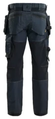 17501141 Werkbroek denim stretch met gereedschapszakken aanzicht 3