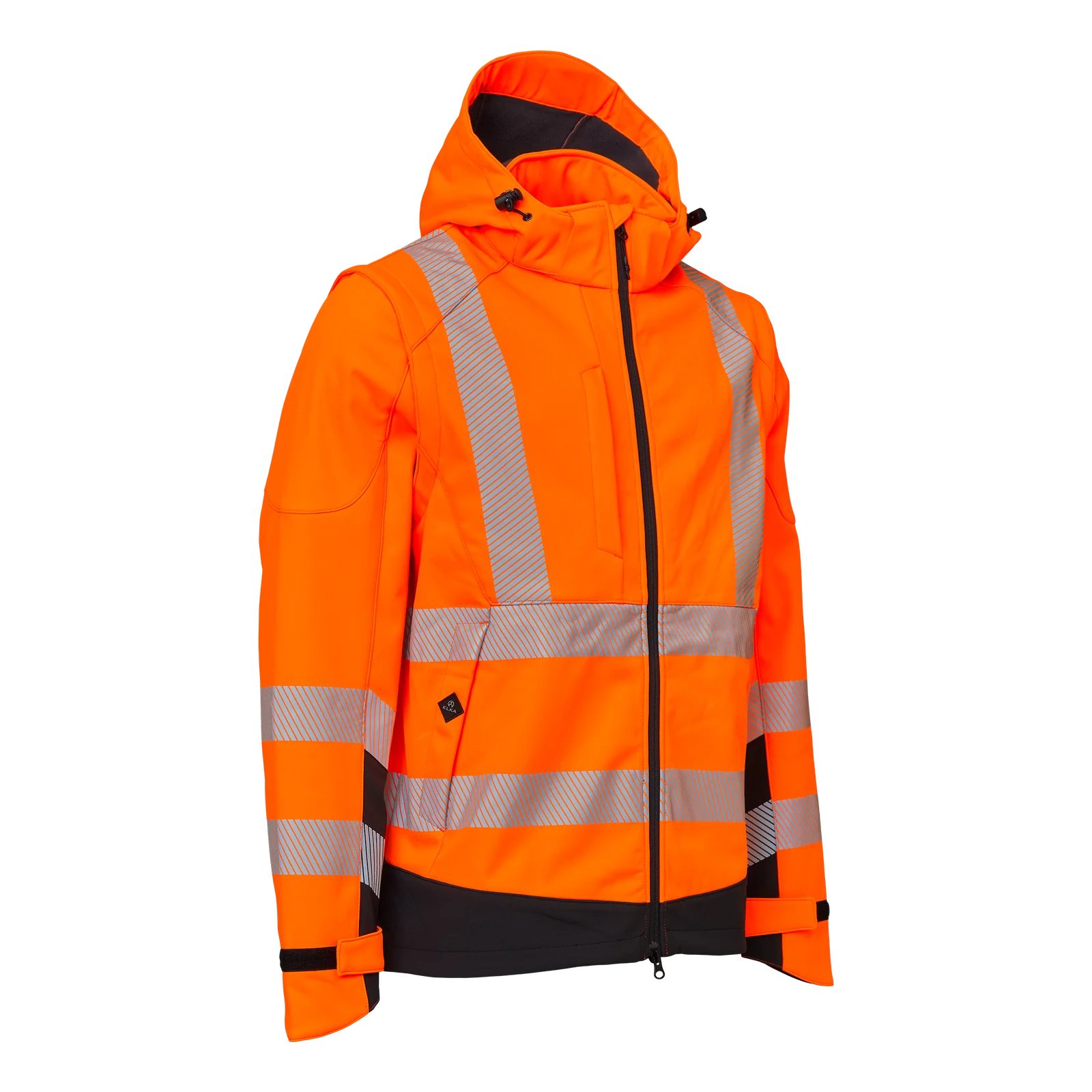 ELKA Rainwear 117300R Visible Xtreme softshelljas Fluororanje/Zwart