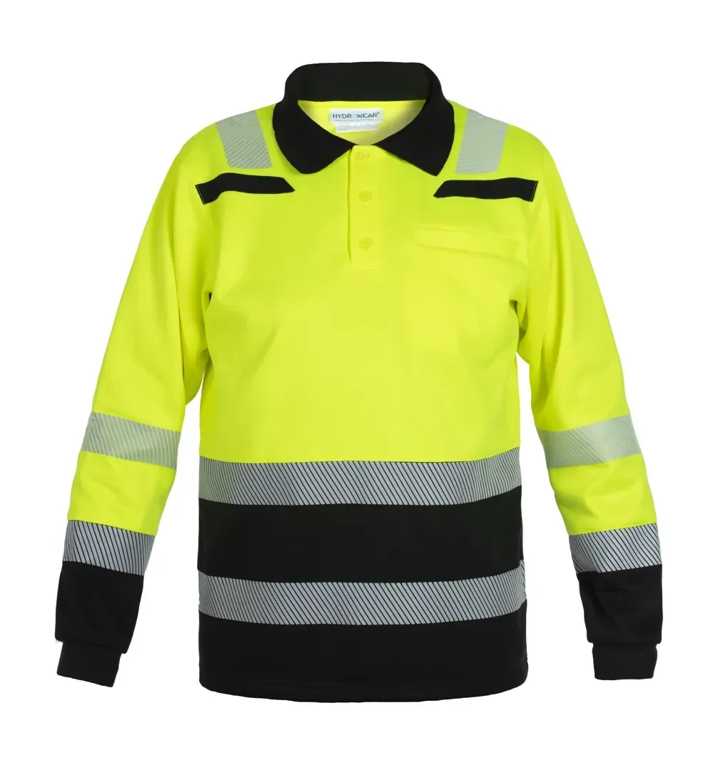 Hydrowear Sweater Tokio Fluor Geel - Zwart