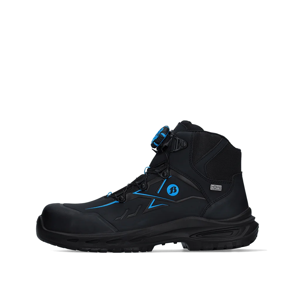 Stone S7S hoge veiligheidsschoen Zwart/Blauw