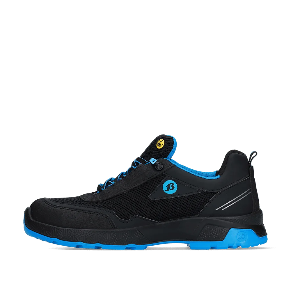 SUMM TWO S3 lage veiligheidsschoen Zwart/Blauw
