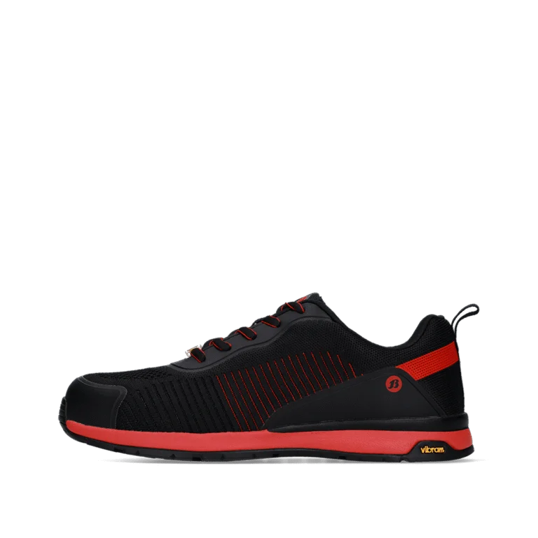 Bata Radiance Spark Zwart/Rood aanzicht 1