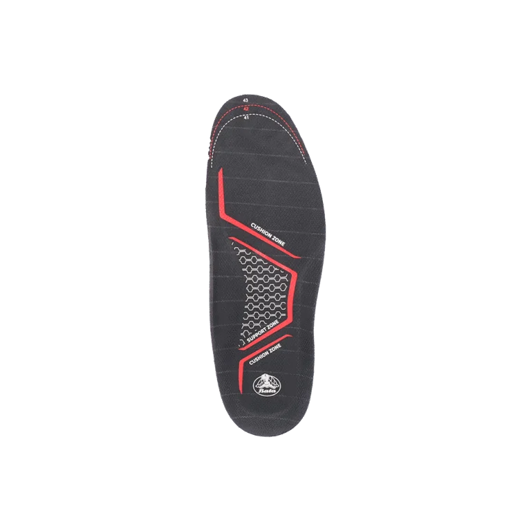 Bata Superior Fit Zwart/rood/blauw aanzicht 1