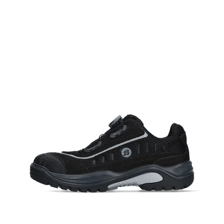 Bata Traxx 213 Zwart/grijs aanzicht 2
