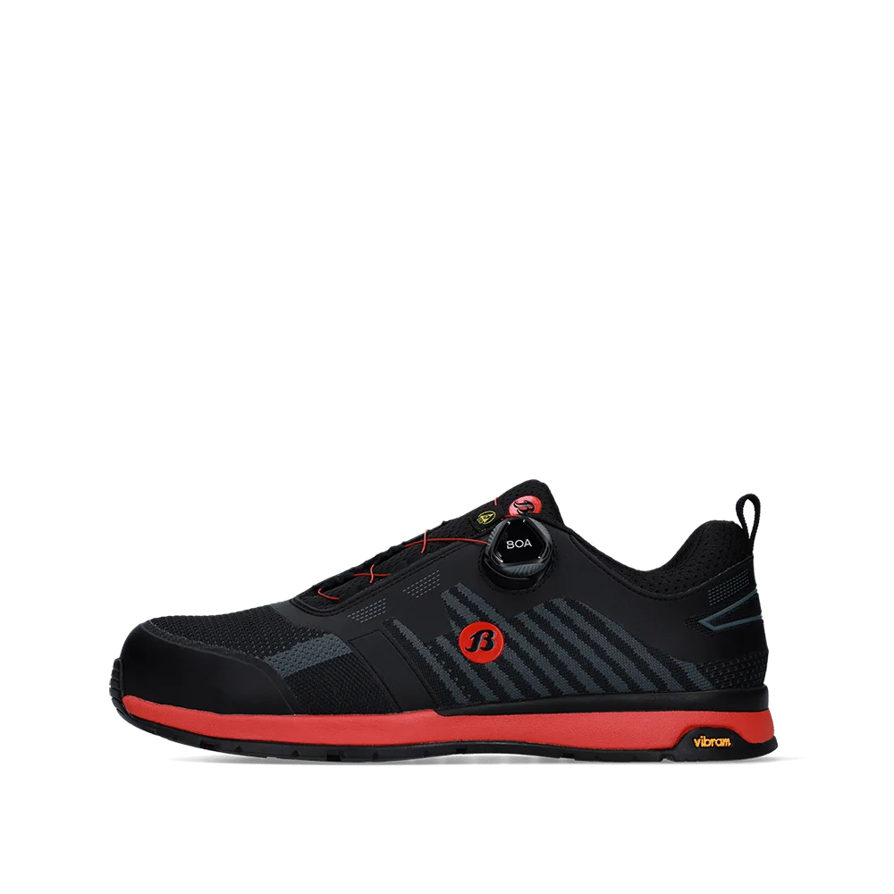 Bata Radiance Vibe Zwart/rood aanzicht 2