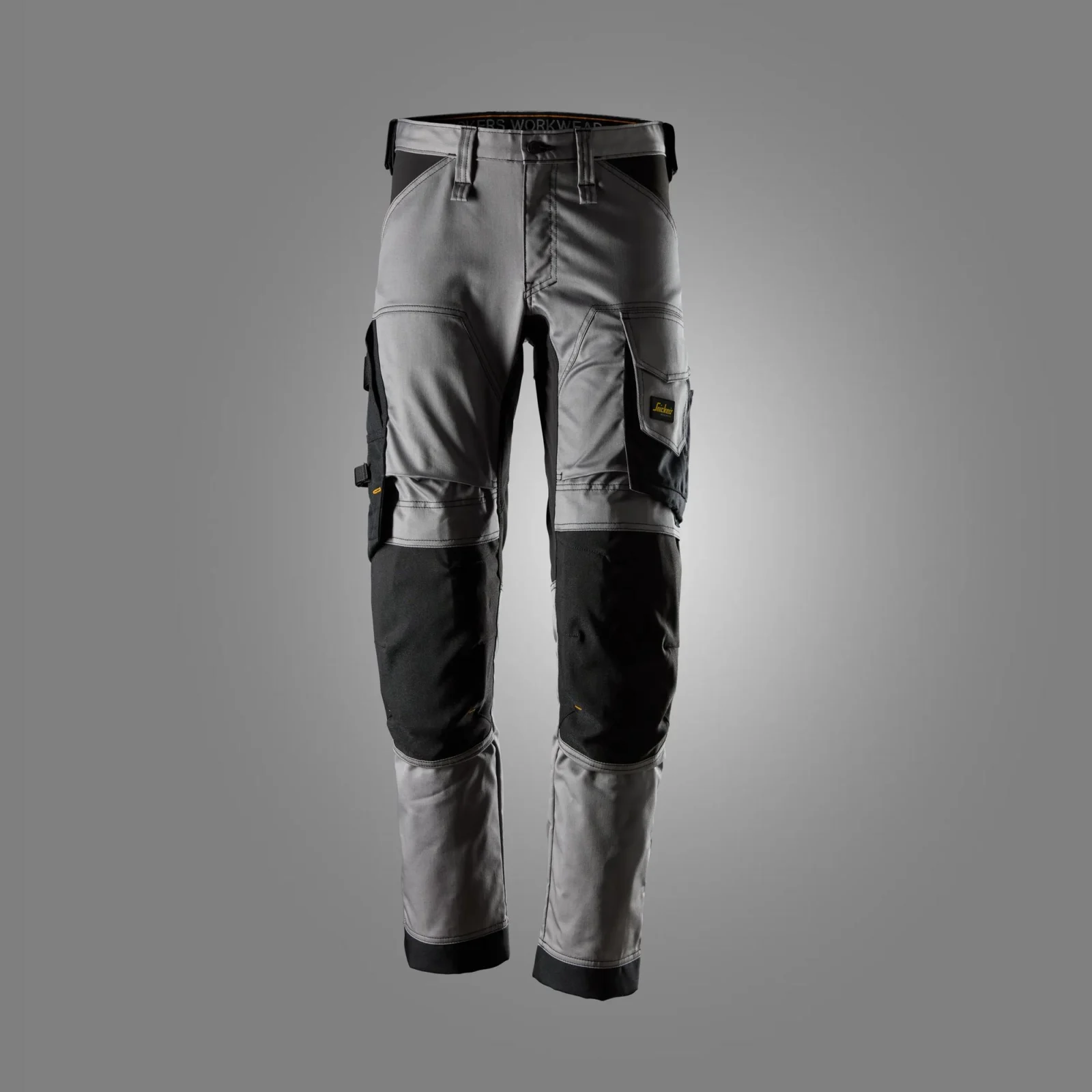 6341 2-Way Stretch Werkbroek Grijs/Zwart